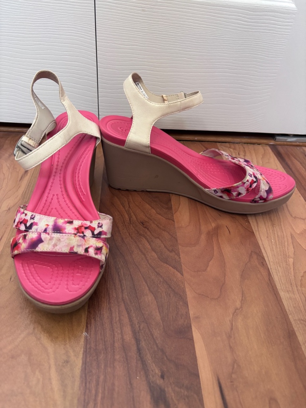 Crocs Pink Wedges